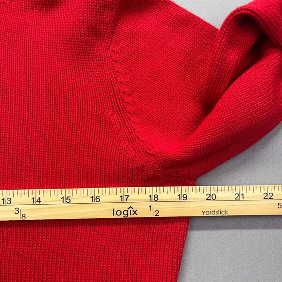 Polo Jeans Co.Ralph‎ Lauren Flag Sweater VINTAGE VERY RARE Sz L Australia Red - Picture 3 of 8